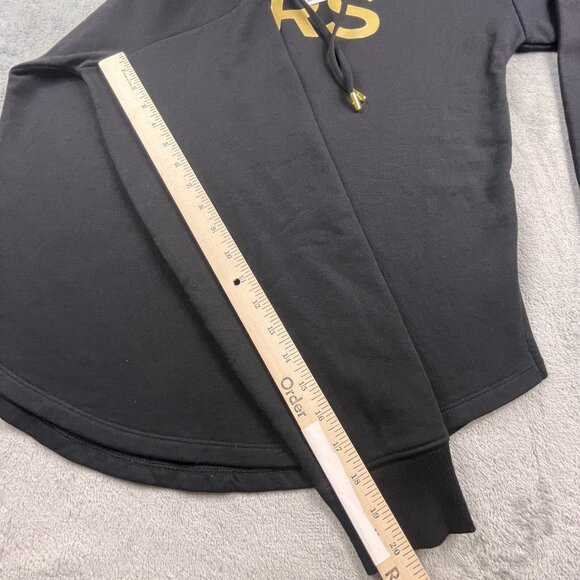 Michael Kors Hoodie Men's Small Black Spell Out Streetwear Preppy QF451NE4MT - Picture 7 of 14